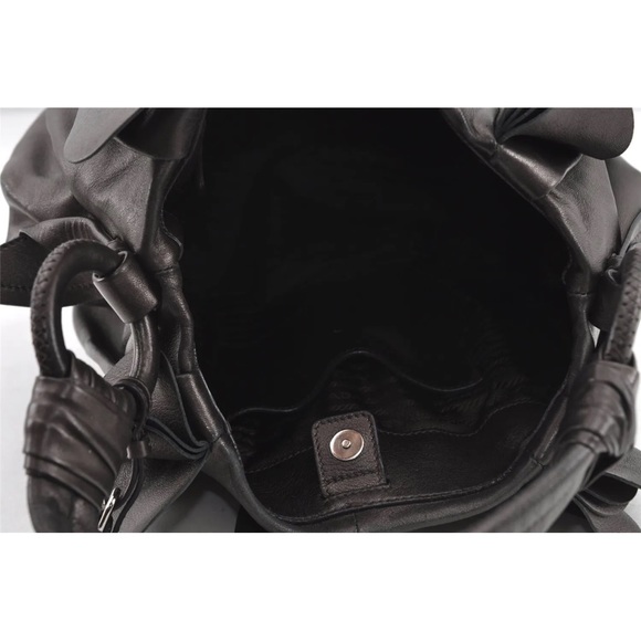 PRADA NAPA LEATHER HOBO SHOULDER BAG - Picture 8 of 16